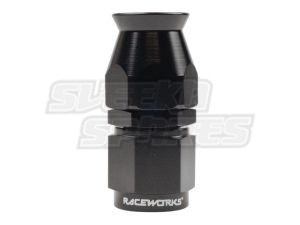 Raceworks 200 Series Straight Hose End Stainless & Aluminium