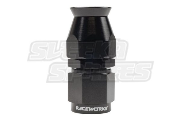 Raceworks 200 Series Straight Hose End Stainless & Aluminium