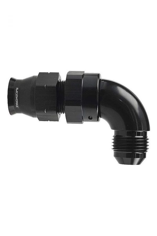 Raceworks 600 Series 90° Tube Adapter Male -AN