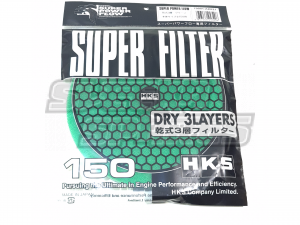 HKS 150mm Air Filter Replacement Element Green