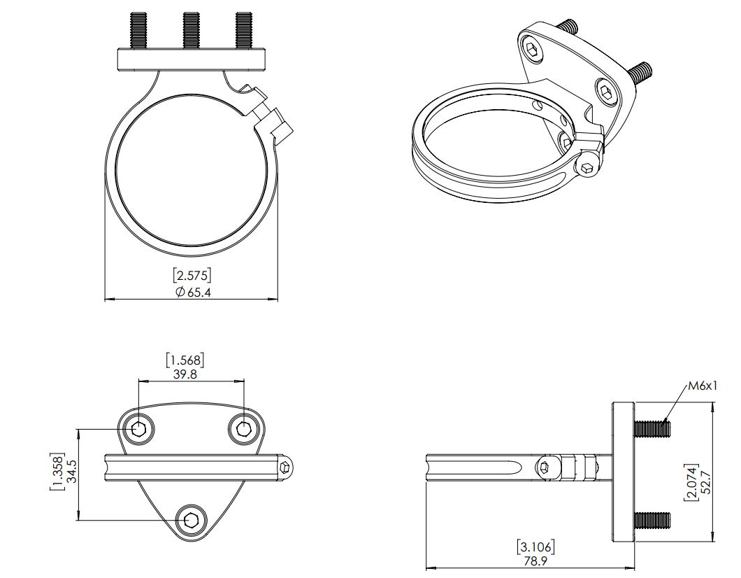 Fuel Pressure Regulator Bracket - Billet - Sleeka Spares