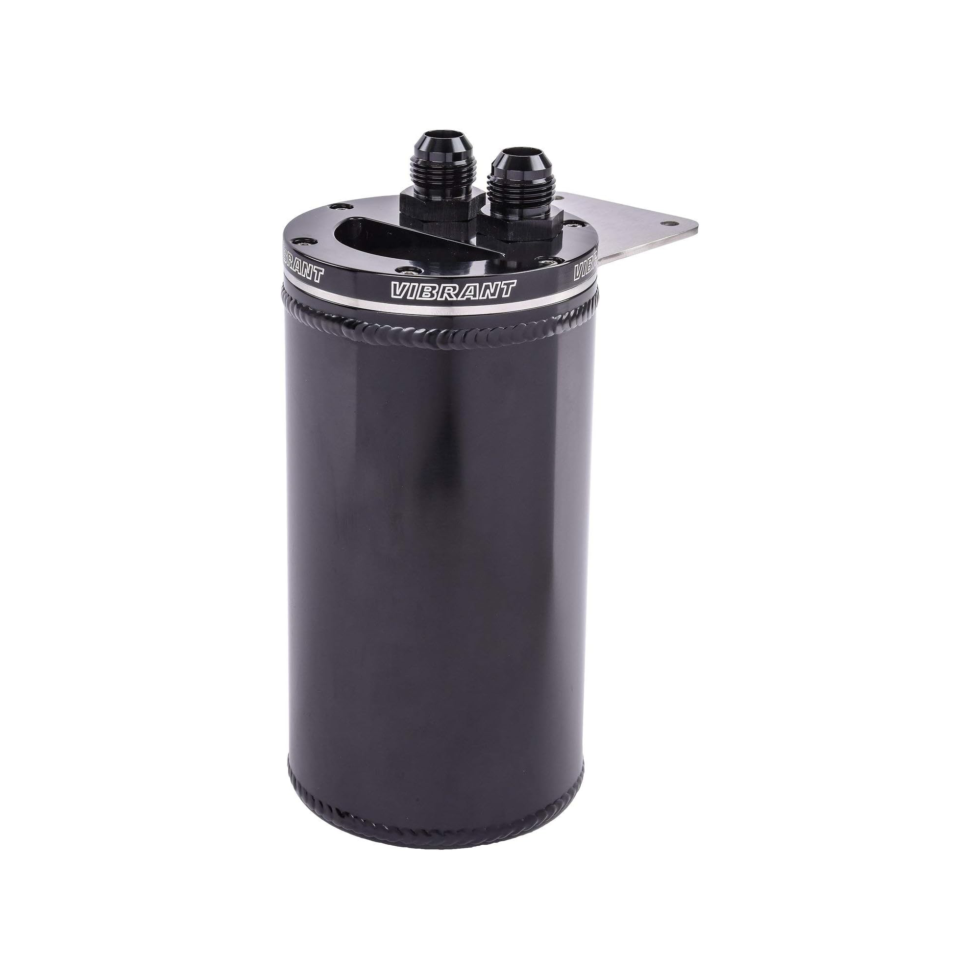 Vibrant Universal Catch Can Recessed Filter Top - Anodized Black