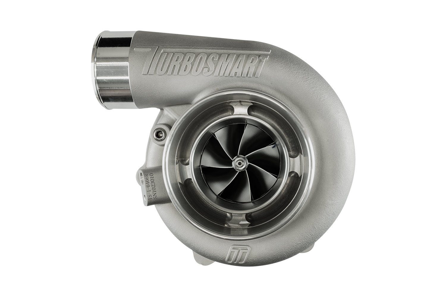 Turbosmart TURBO 6466 Oil Cooled Reverse Rotation, V-Band Inlet, V-Band Outlet, A/R 0.82 External Wastegate