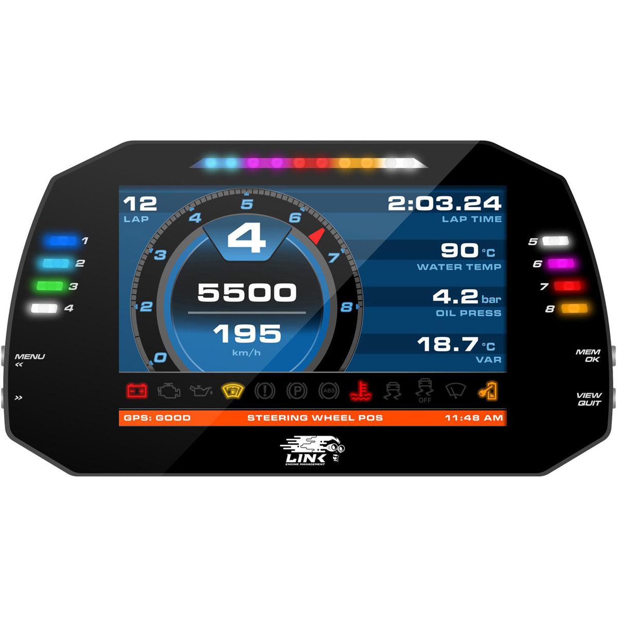 Link Dash MXG Strada 7Inch Race Edition Flat