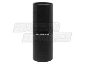 Raceworks Silicone 254mm Straight Length Black