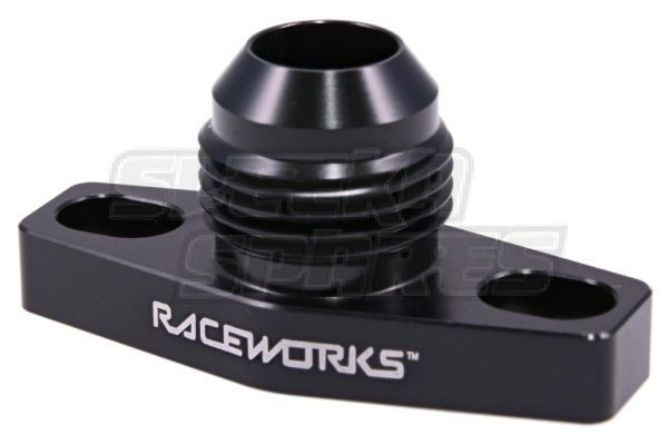 Turbo Oil Drain Flange Raceworks RWF-465-01BK